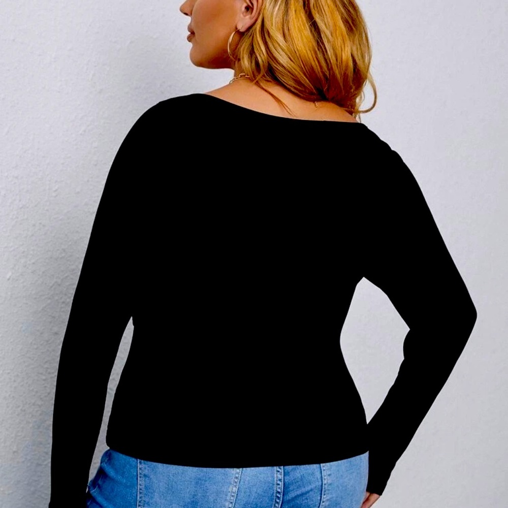 SHEIN womens black top
